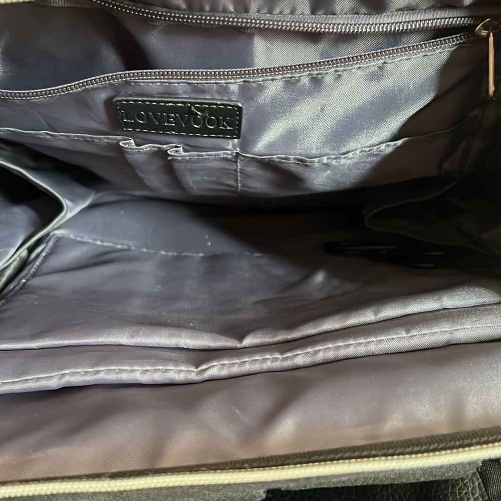 Large, black, multi pocketed backpack - Picture 4 of 5